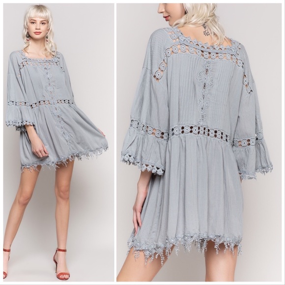 POL Simple Beauty Woven Tunic Dress - Picture 2 of 10